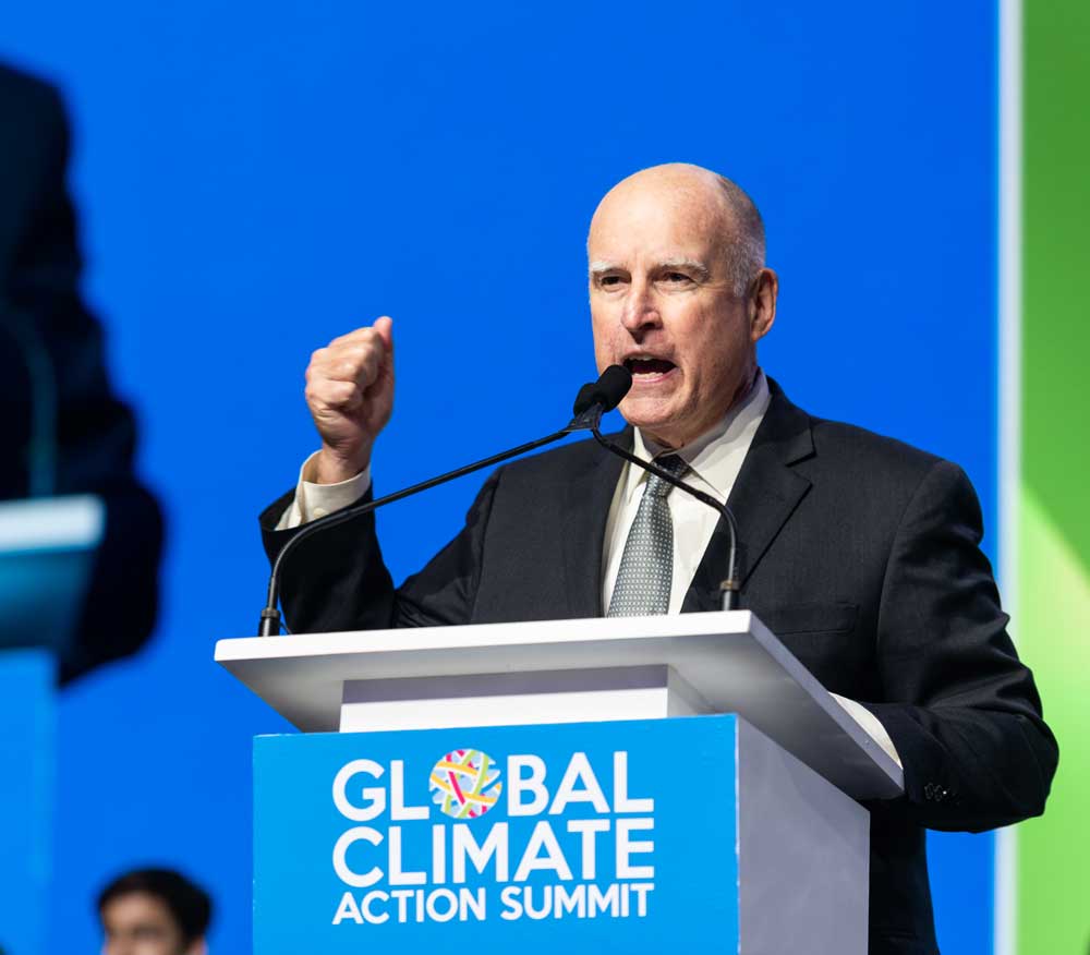 Former Governor of California Jerry Brown, activist, visionary